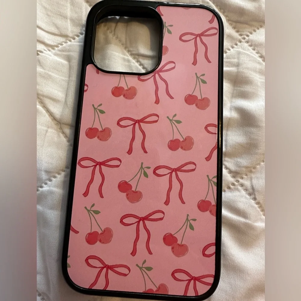 Bows & Cherries iPhone 14 Pro Max Protective Case